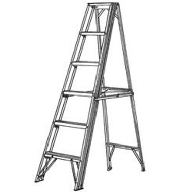 Step Ladders - FIBREGLASS 150 KG - C Kennett FGSL